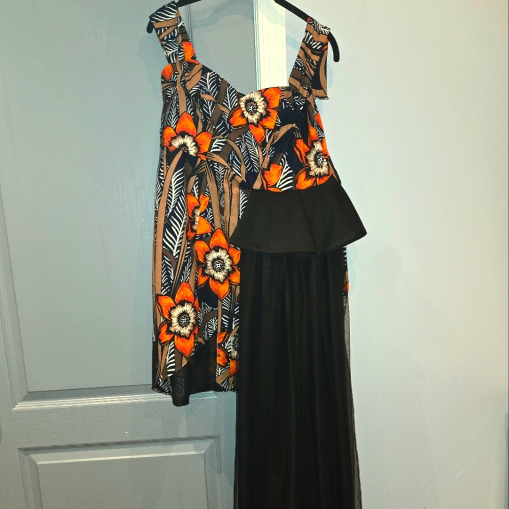 African mini dress